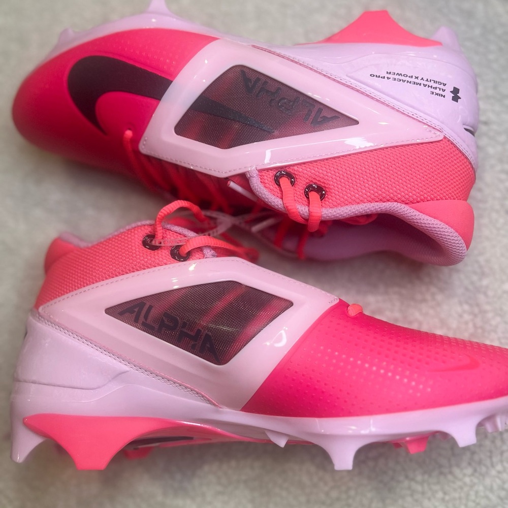 Nike Alpha Menace 4 PRO NRG Racer Pink/Grey HJ4568 600 Men's